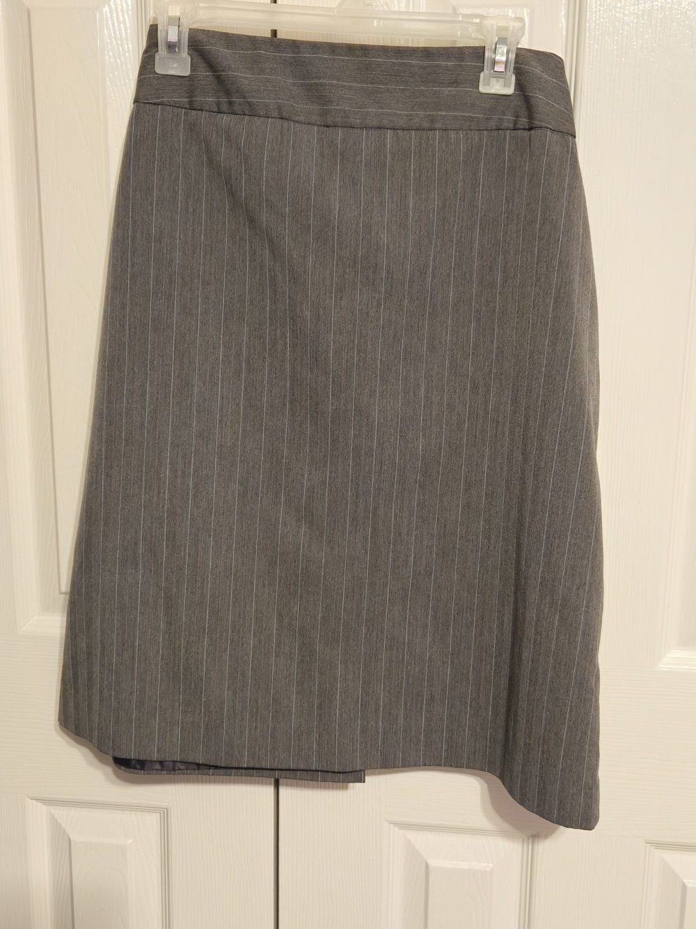 2027 George Gray Pinstripe Pencil Skirt
